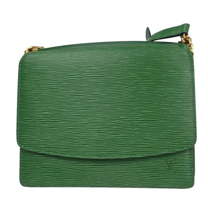 Louis Vuitton Grenelle Shoulder Bag Epi Leather, Green, Leather, Shoulder Bag