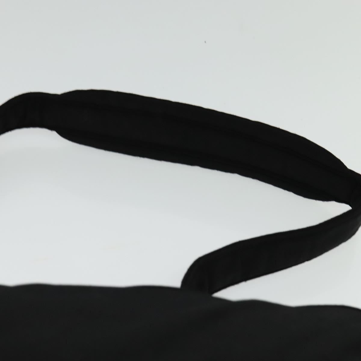 Miu Miu Zip Shoulder Bag Nylon, BLACK, NYLON, Shoulder bag