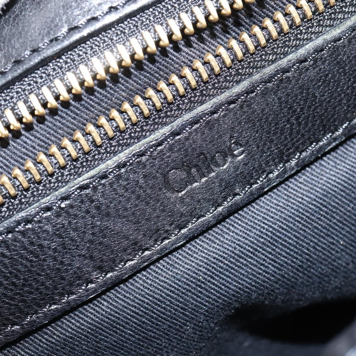 Chloe Ethel Tote Leather, BLACK, LEATHER, Tote bag