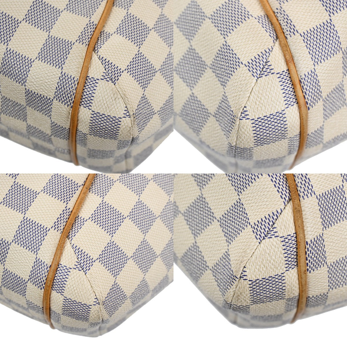 Louis Vuitton Totally Handbag Damier, WHITE, CANVAS, Shoulder bag