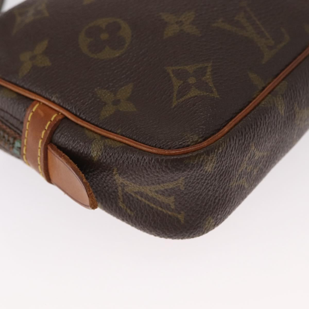 Louis Vuitton Pochette Marly Bandouliere Bag Monogram Canvas, BROWN, CANVAS, Shoulder bag