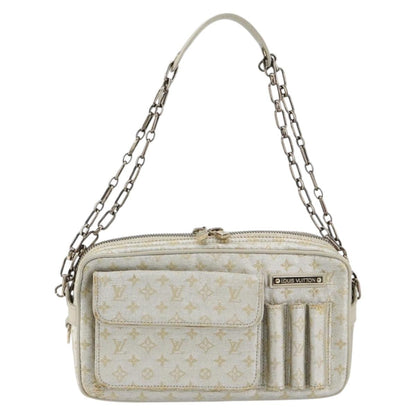 Louis Vuitton McKenna Shoulder Bag Mini Lin, SILVER, CANVAS, Shoulder bag