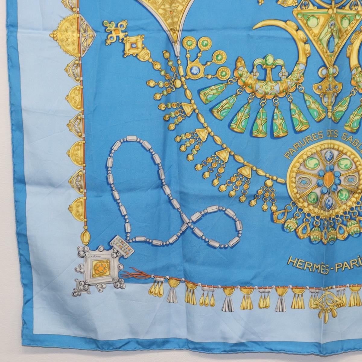 Hermes Carré 90 Silk multicolor, BLUE, SILK, Scarve & shawl