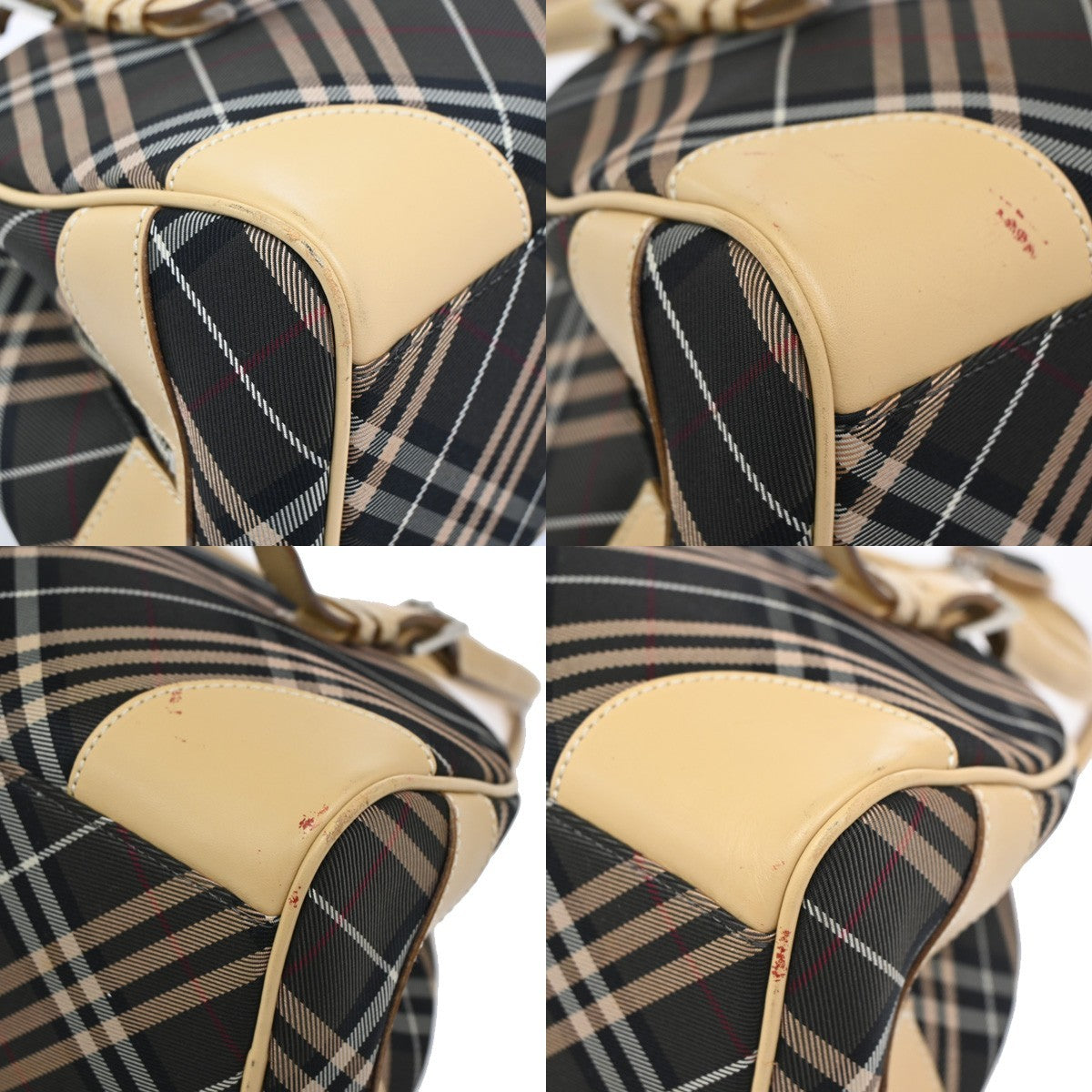 Burberry Blue Label Handbag Canvas, BLACK, CANVAS, Handbag