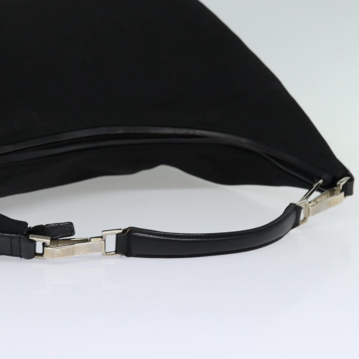 Gucci Zip Hobo Canvas, BLACK, NYLON, Shoulder bag
