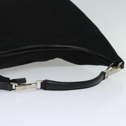 Gucci Zip Hobo Canvas, BLACK, NYLON, Shoulder bag