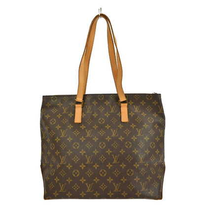 Louis Vuitton Cabas Mezzo Monogram Canvas, BROWN, CANVAS, Tote bag