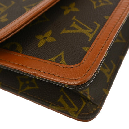 Louis Vuitton Dame Pochette Monogram Canvas, BROWN, CANVAS, Clutche & pouche