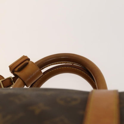 Louis Vuitton Keepall Bag Monogram Canvas, BROWN, CANVAS, Travel bag