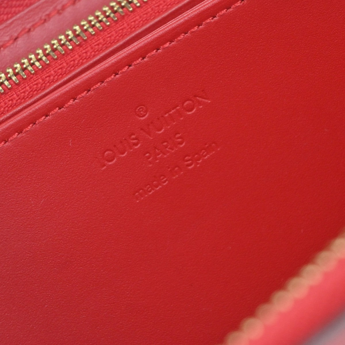 Louis Vuitton Zippy Wallet NM Monogram Patent, RED, PATENT_LEATHER, Wallets