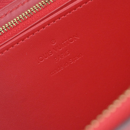 Louis Vuitton Zippy Wallet NM Monogram Patent, RED, PATENT_LEATHER, Wallets