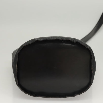 Celine Circle logo Canvas, BLACK, CANVAS, Shoulder bag