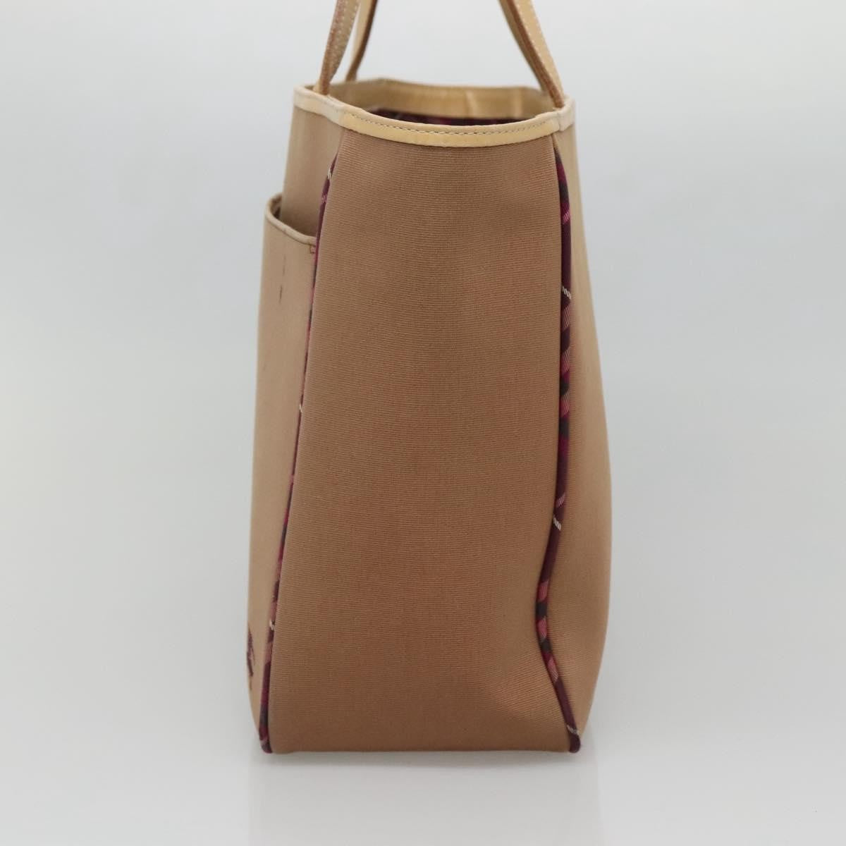 Burberry Nova Check Tote Leather, BEIGE, CANVAS, Tote bag