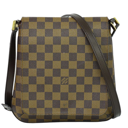 Louis Vuitton Musette Salsa Handbag Monogram Canvas, BROWN, CANVAS, Shoulder bag