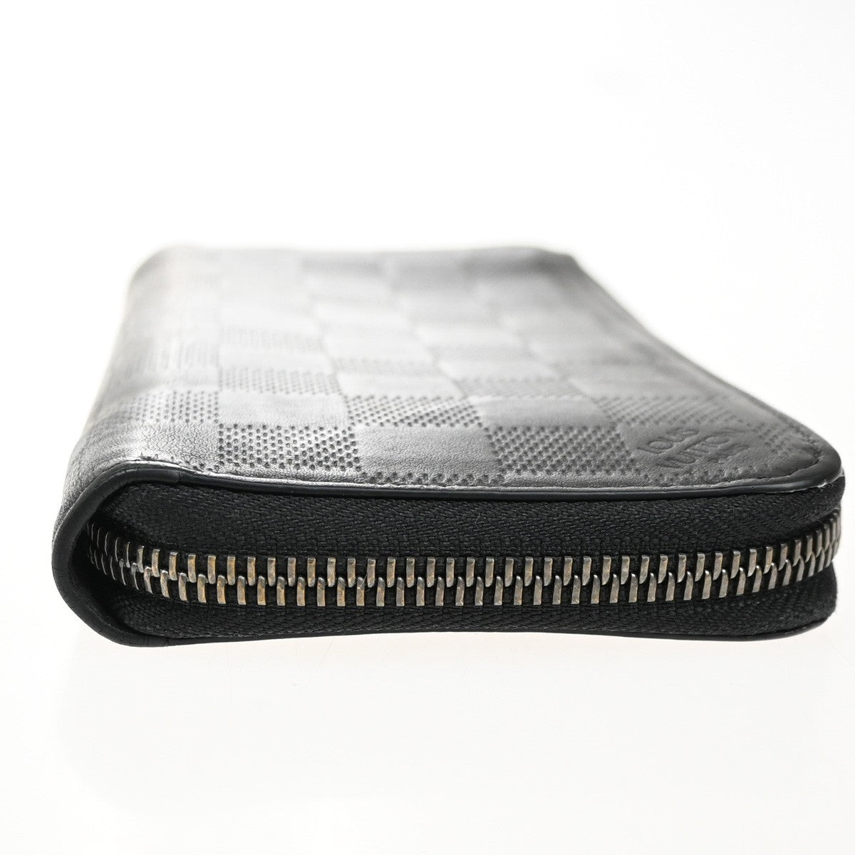 Louis Vuitton Zippy wallet vertical Damier Infini Leather, BLACK, LEATHER, Wallets