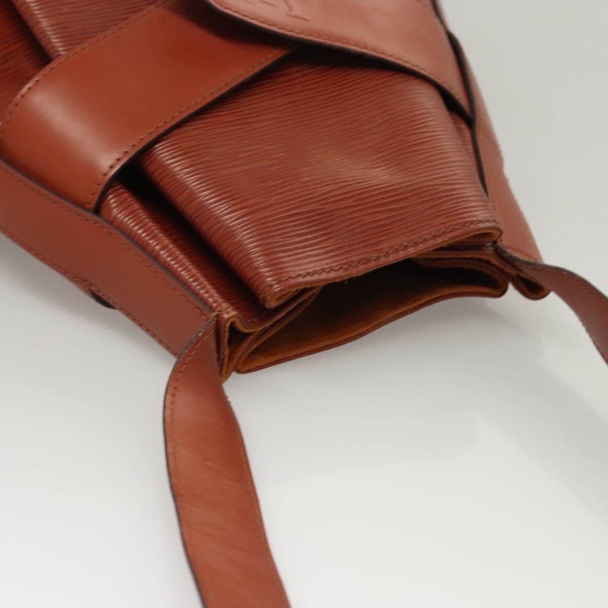 Louis Vuitton Vintage Sac d'Epaule Handbag Epi Leather, BROWN, LEATHER, Shoulder bag