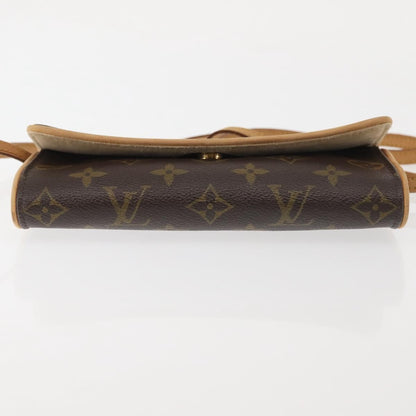 Louis Vuitton Twin Handbag Monogram Canvas, BROWN, CANVAS, Handbag