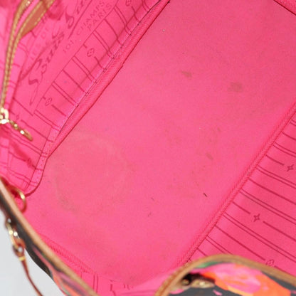 Louis Vuitton Neverfull Tote Limited Edition Monogram Roses, BROWN, CANVAS, Tote bag