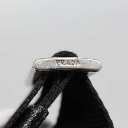Prada Flat Messenger Bag Tessuto, BLACK, NYLON, Shoulder bag