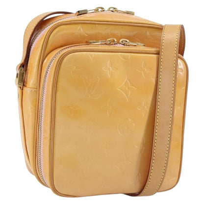 Louis Vuitton Wooster Handbag Monogram Vernis, YELLOW, PATENT_LEATHER, Shoulder bag