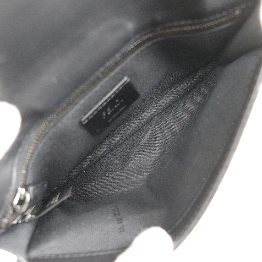 Fendi Baguette Convertible Belt Bag Zucca canvas, BLACK, CANVAS, Crossbody bag