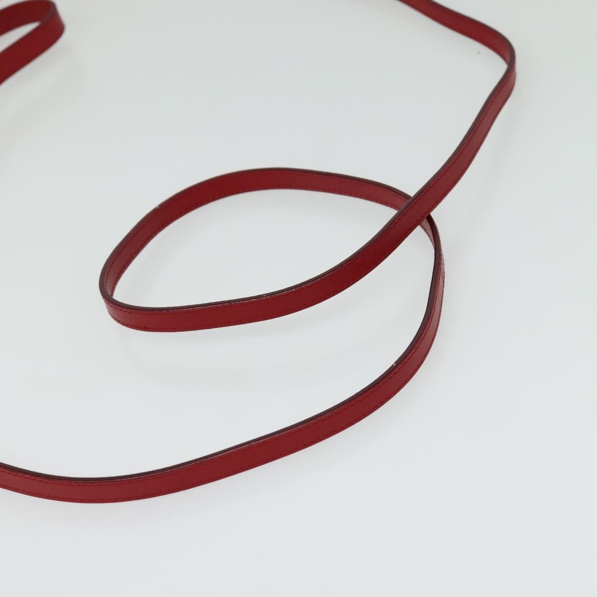 Salvatore Ferragamo Gancini Shoulder Bag Leather, RED, LEATHER, Shoulder bag