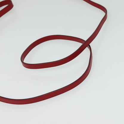 Salvatore Ferragamo Gancini Shoulder Bag Leather, RED, LEATHER, Shoulder bag