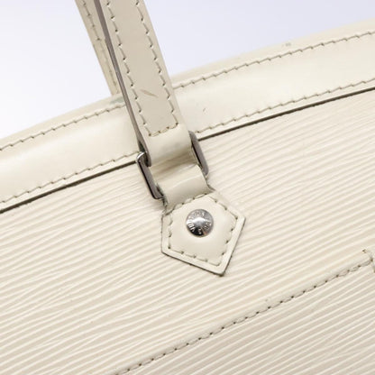 Louis Vuitton Madeleine Handbag Epi Leather, WHITE, LEATHER, Handbag