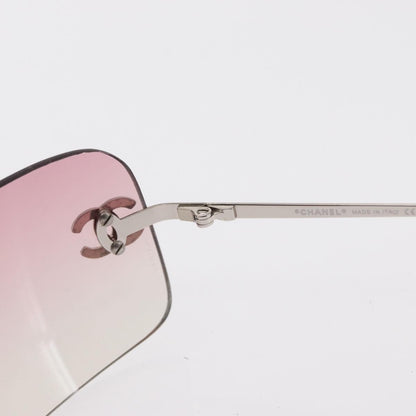 Chanel Logo CC Sunglasses Metal, PINK, METAL, Sunglasse