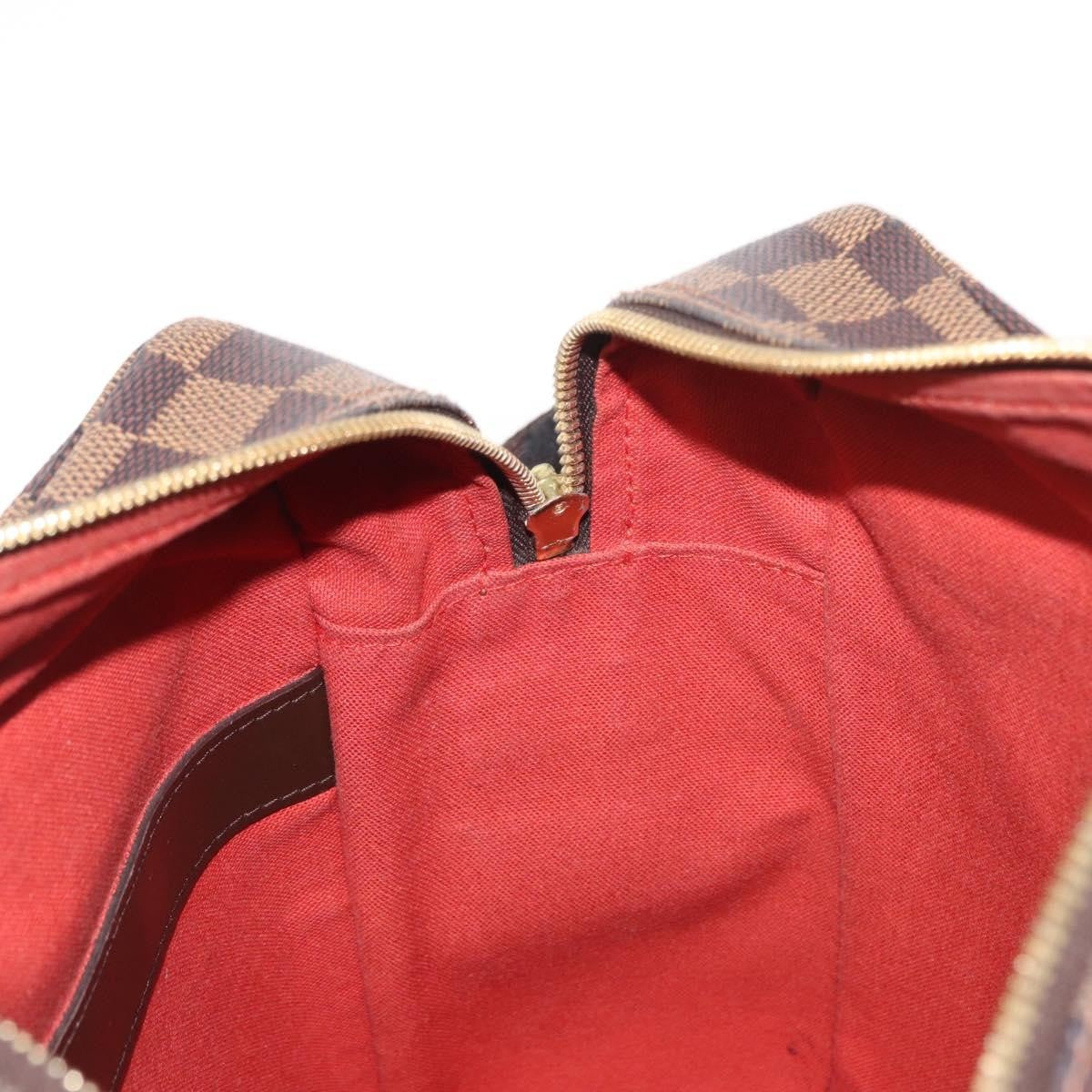 Louis Vuitton Naviglio Handbag Damier, BROWN, CANVAS, Shoulder bag