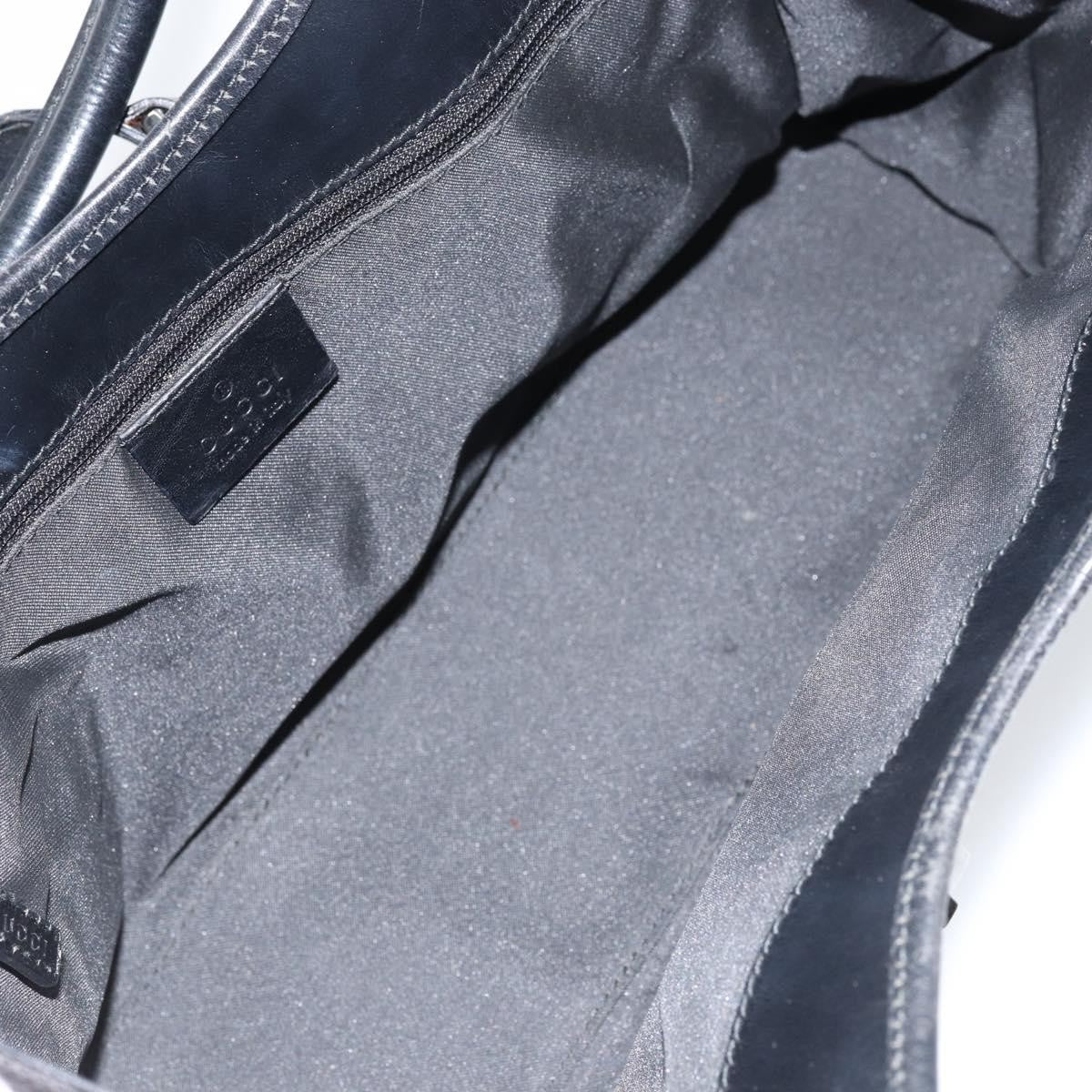 Gucci Vintage Jackie Handbag Canvas, BLACK, CANVAS, Handbag