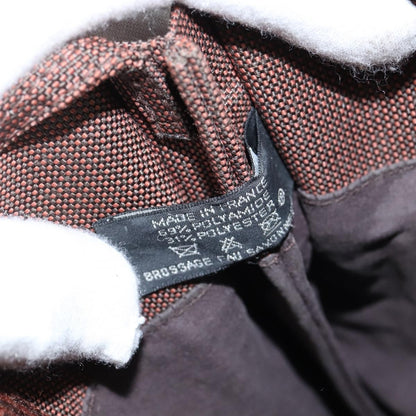 Hermes Herline Crossbody Canvas, BROWN, CANVAS, Clutche & pouche