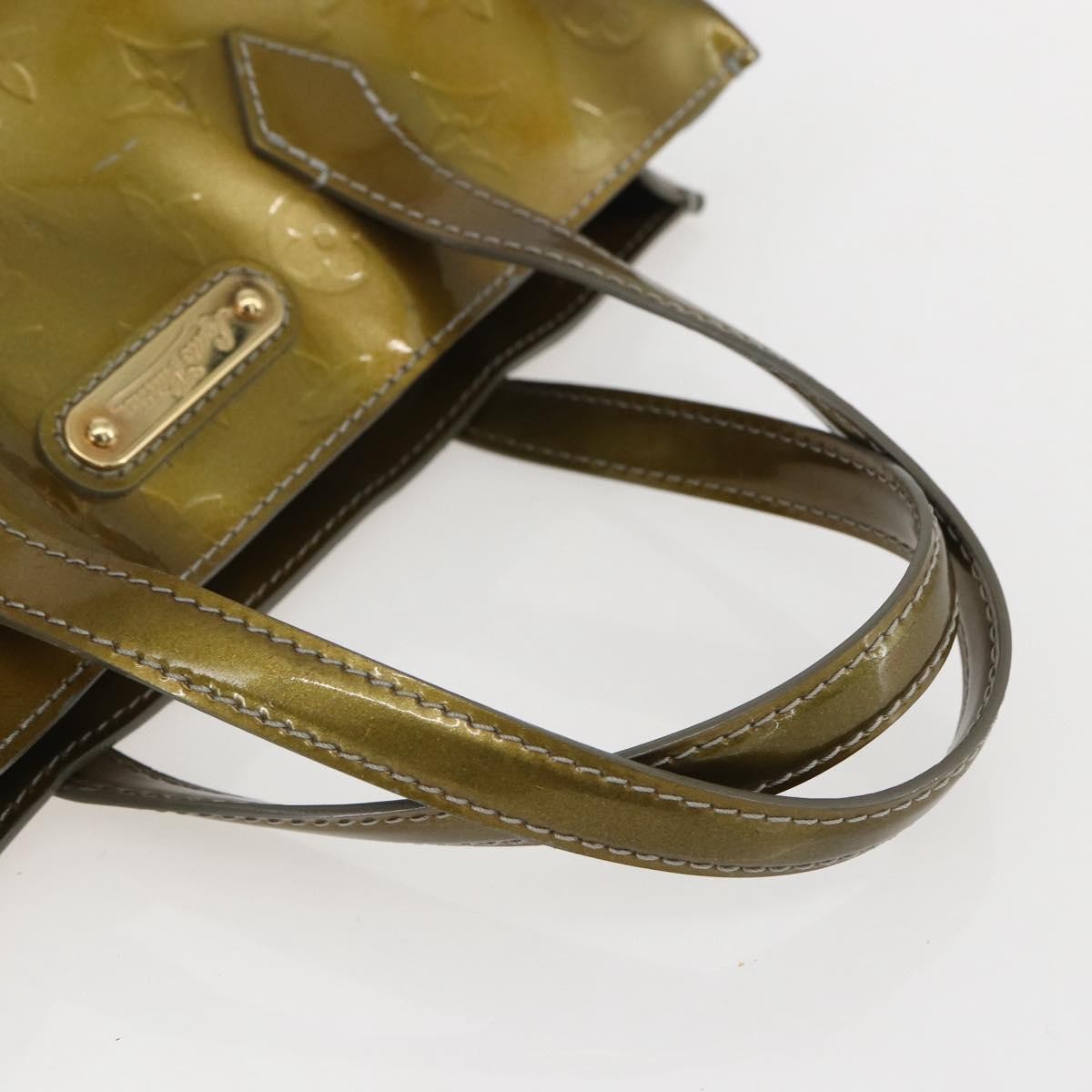 Louis Vuitton Wilshire Handbag Monogram Vernis, KHAKI, PATENT_LEATHER, Handbag
