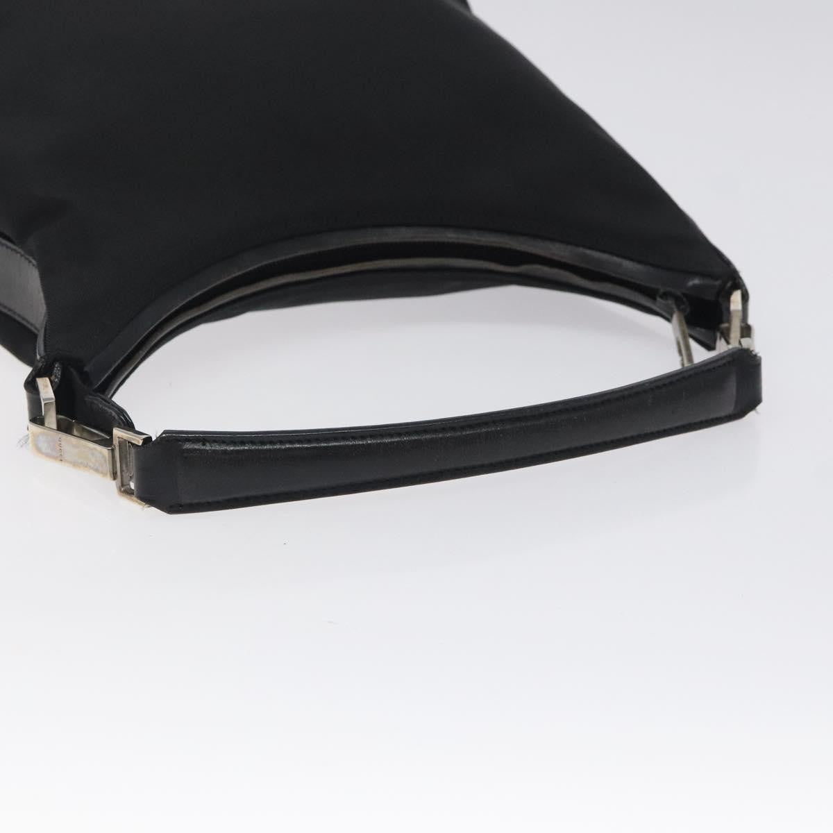 Gucci Zip Hobo Nylon, BLACK, NYLON, Shoulder bag
