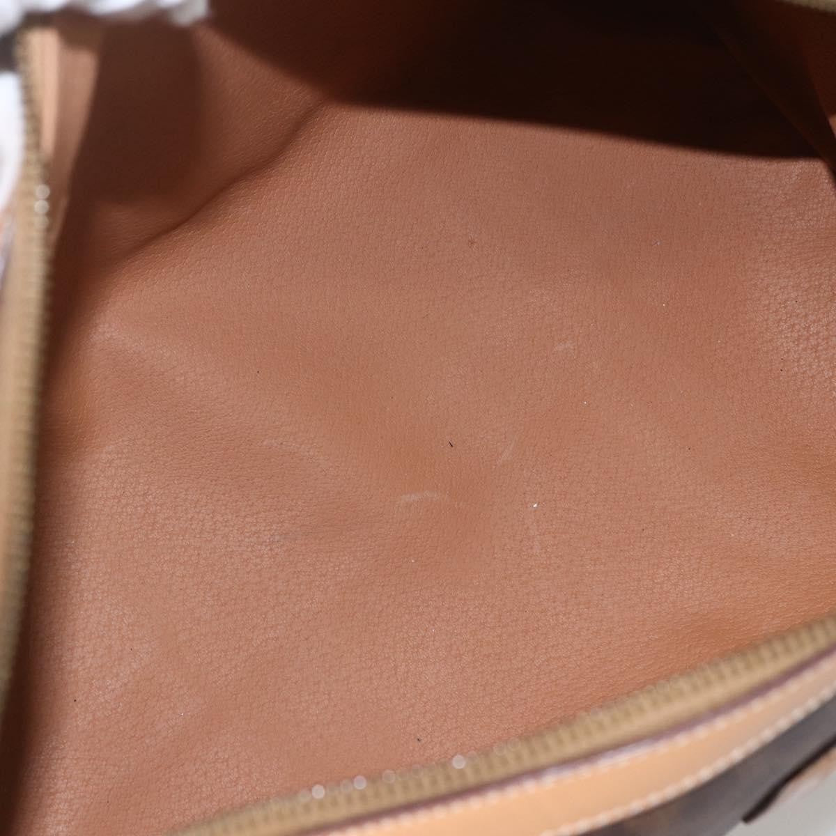 Celine Vintage Macadam Boston bag Canvas, BROWN, CANVAS, Travel bag