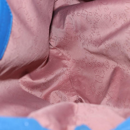 Stella McCartney Falabella Tote Shaggy Deer, BLUE, POLYESTER, Tote bag