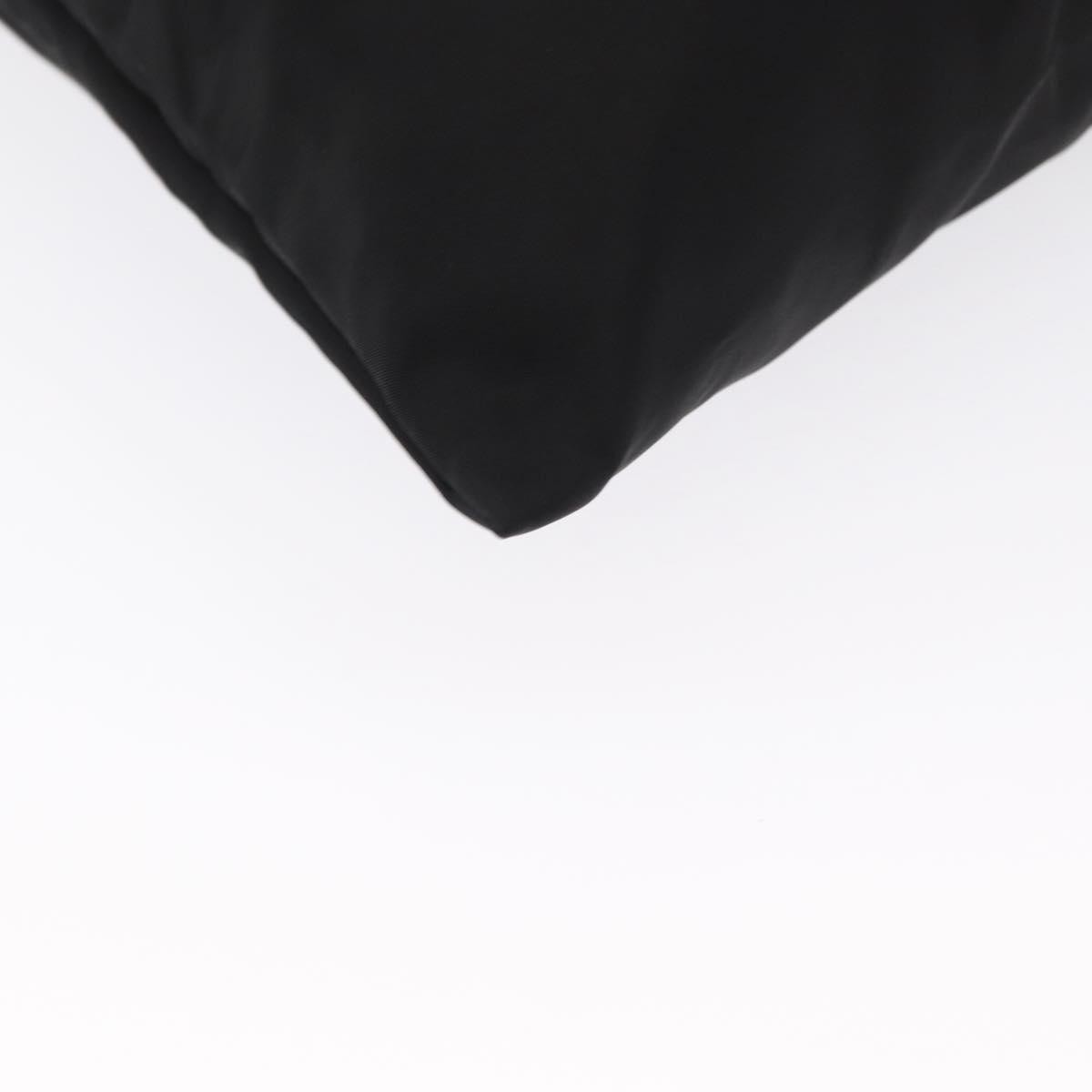 Prada Zip Top Messenger Bag Tessuto, BLACK, NYLON, Shoulder bag