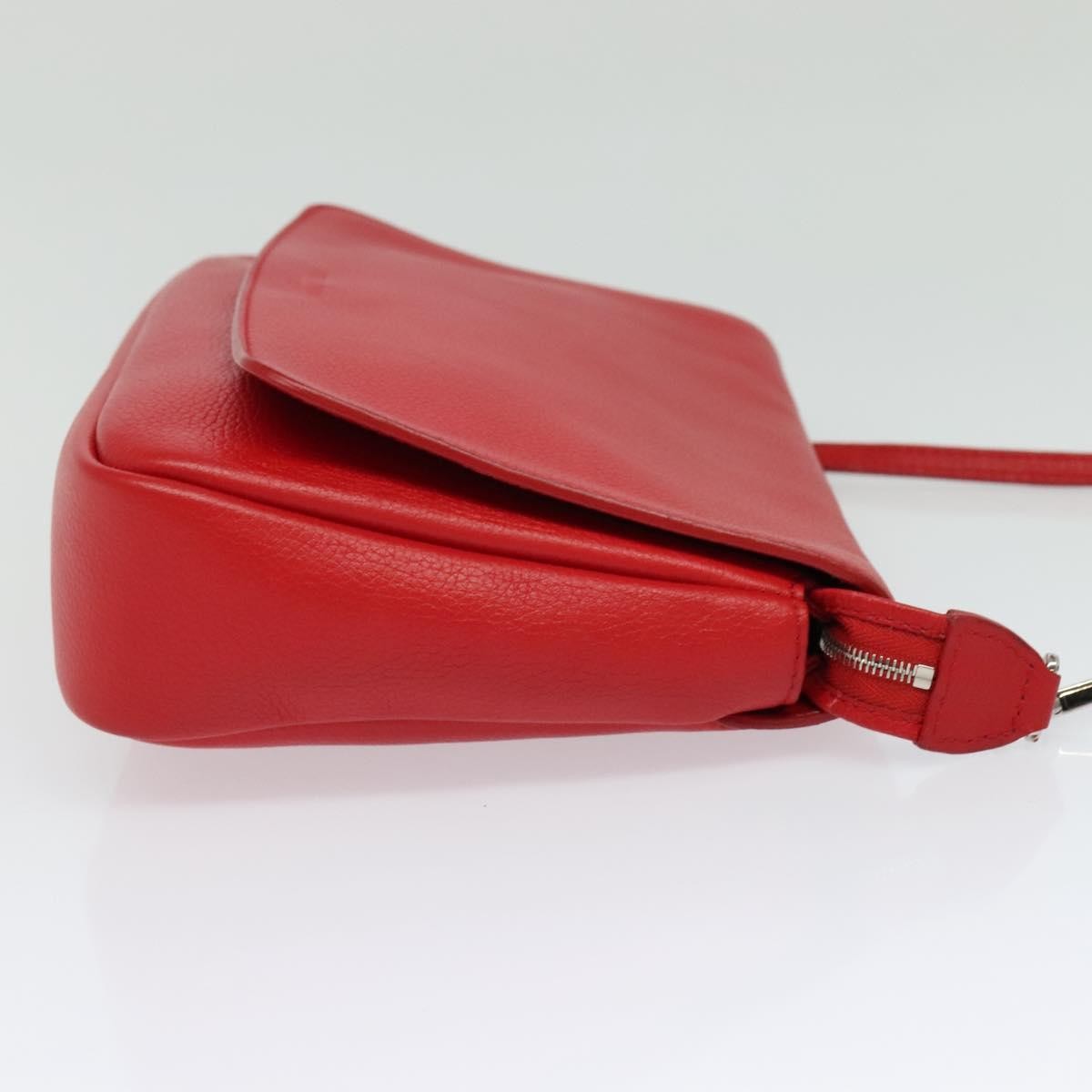 Louis Vuitton Essential Cuir Boheme Handbag Leather, Red, Leather, Shoulder Bag