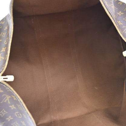 Louis Vuitton Keepall Bag Monogram Canvas, Brown, Canvas, Travel Bag