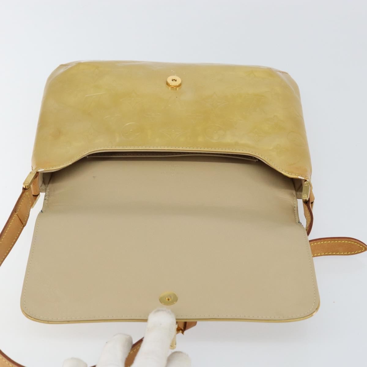 Louis Vuitton Thompson Street Handbag Monogram Vernis, BEIGE, PATENT_LEATHER, Shoulder bag