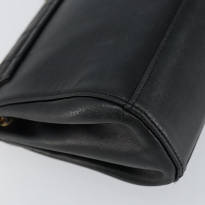 Chanel Chocolate Bar Accordion Reissue Flap Bag Quilted Lambskin, BLACK, LEATHER, Shoulder bag