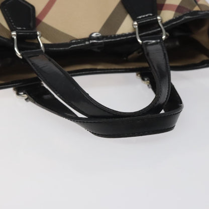 Burberry Nova Check Handbag Nova Check Canvas, BEIGE, CANVAS, Handbag