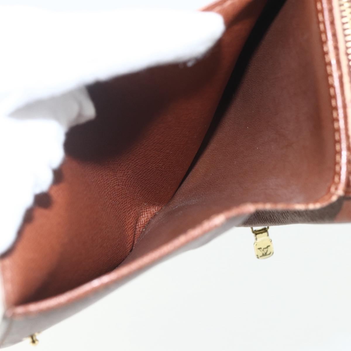 Louis Vuitton Porte Monnaie Tresor Wallet Monogram Canvas, BROWN, CANVAS, Wallets