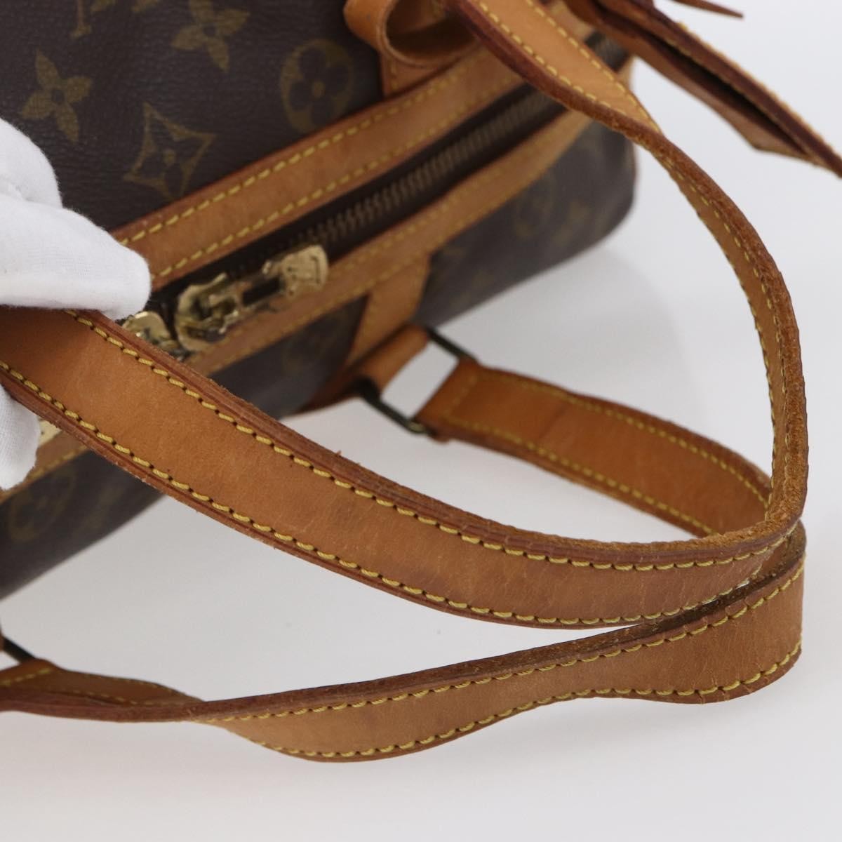Louis Vuitton Sac Souple Handbag Monogram Canvas, BROWN, CANVAS, Travel bag