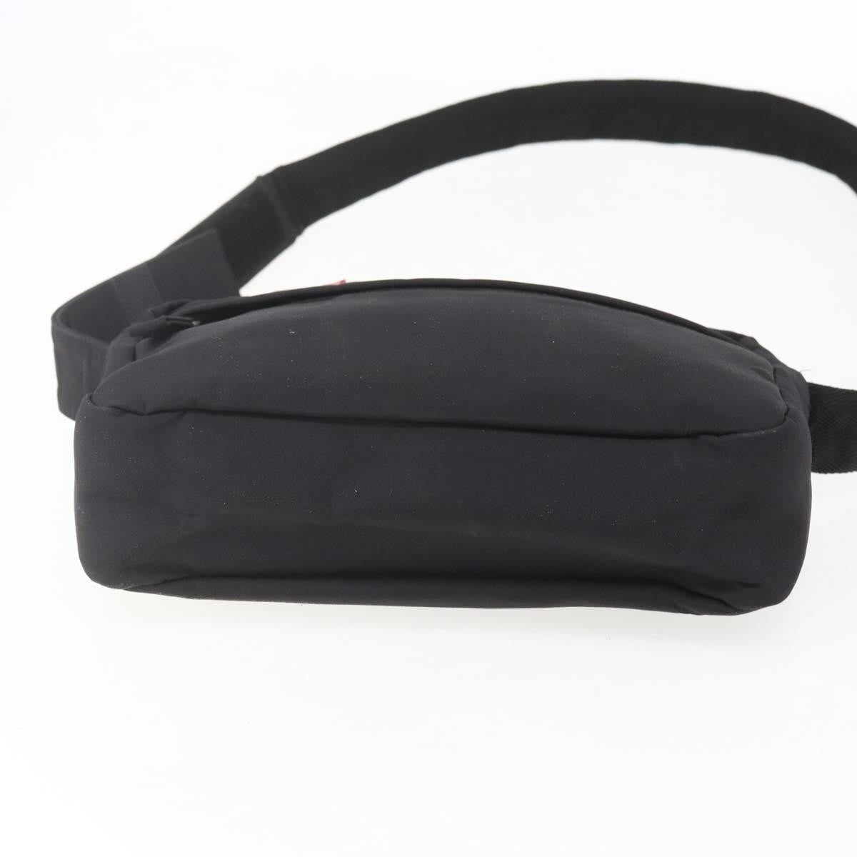 Prada Sport Zip Shoulder Bag Nylon, BLACK, NYLON, Shoulder bag