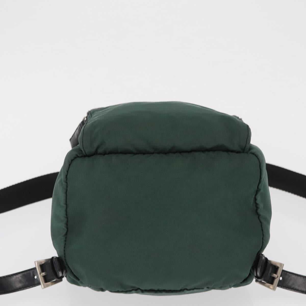 Prada Front Pocket Backpack Tessuto, GREEN, NYLON, Backpack