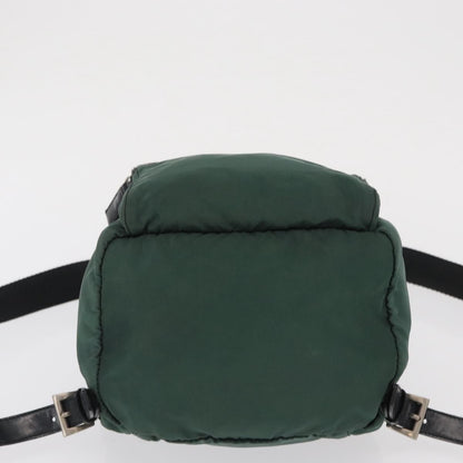 Prada Front Pocket Backpack Tessuto, GREEN, NYLON, Backpack