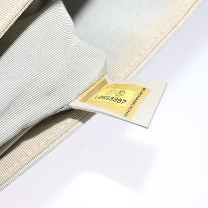 Chanel Mademoiselle Lock Chain Flap Bag Grosgrain, GRAY, NYLON, Handbag