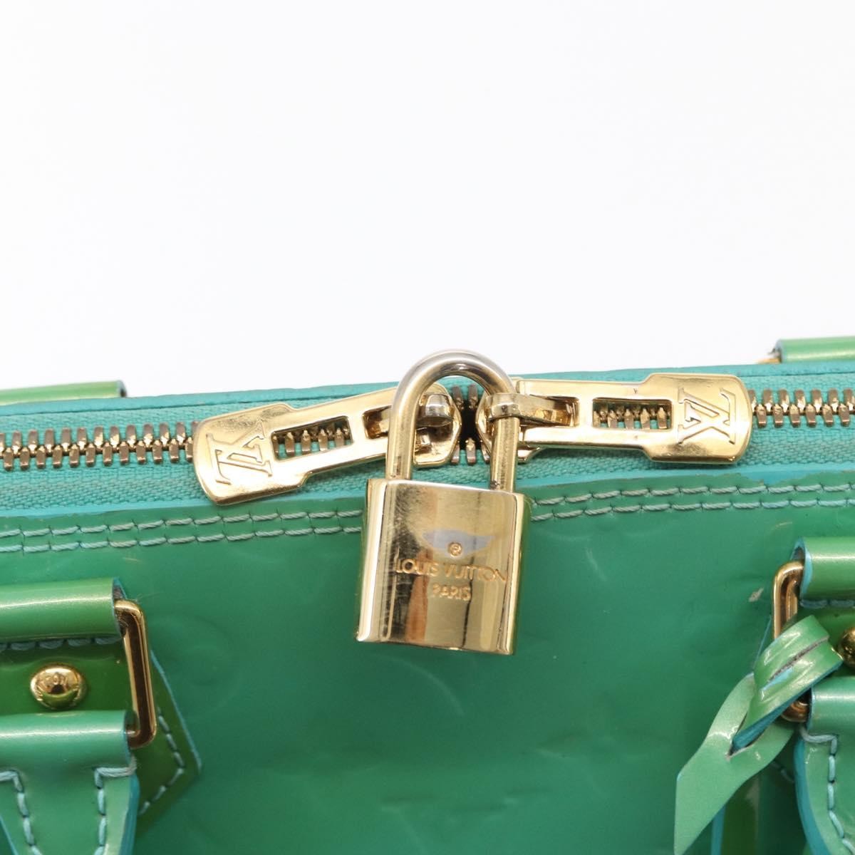 Louis Vuitton Alma Handbag Patent Leather, BLUE, PATENT_LEATHER, Handbag