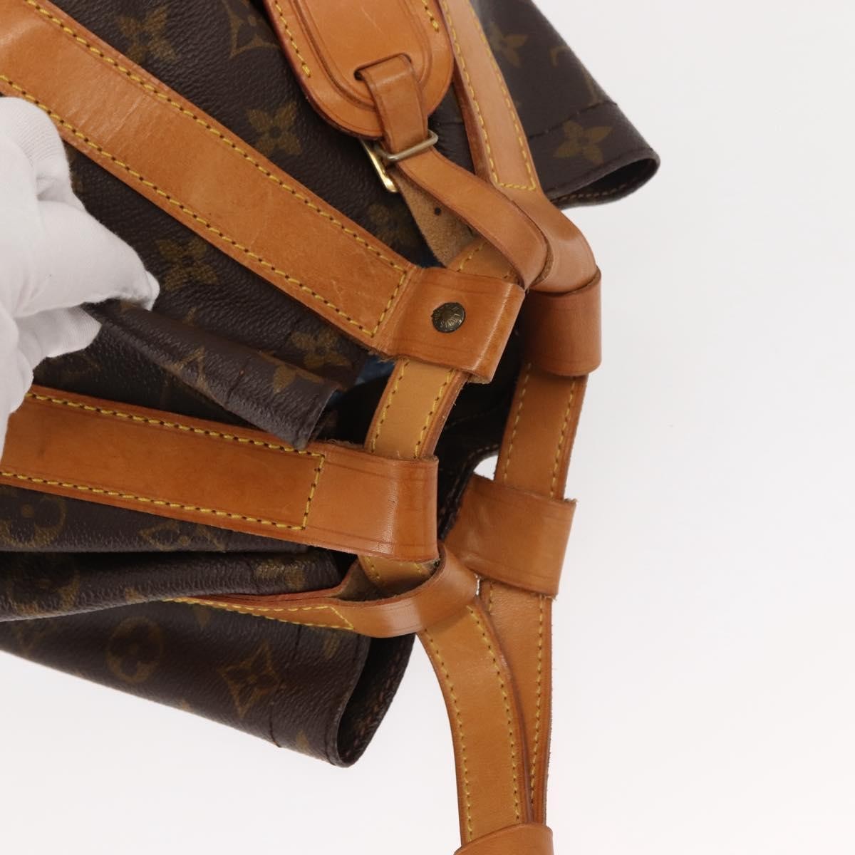 Louis Vuitton Randonnee Backpack Monogram Canvas, BROWN, CANVAS, Backpack